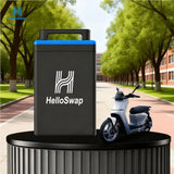 HelloSwap Motorcycle Batteries 1500 Cycles 54.4V 30ah Lithium Battery Pack