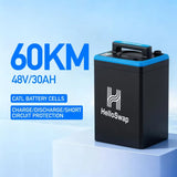 HelloSwap Motorcycle Batteries 1500 Cycles 54.4V 30ah Lithium Battery Pack