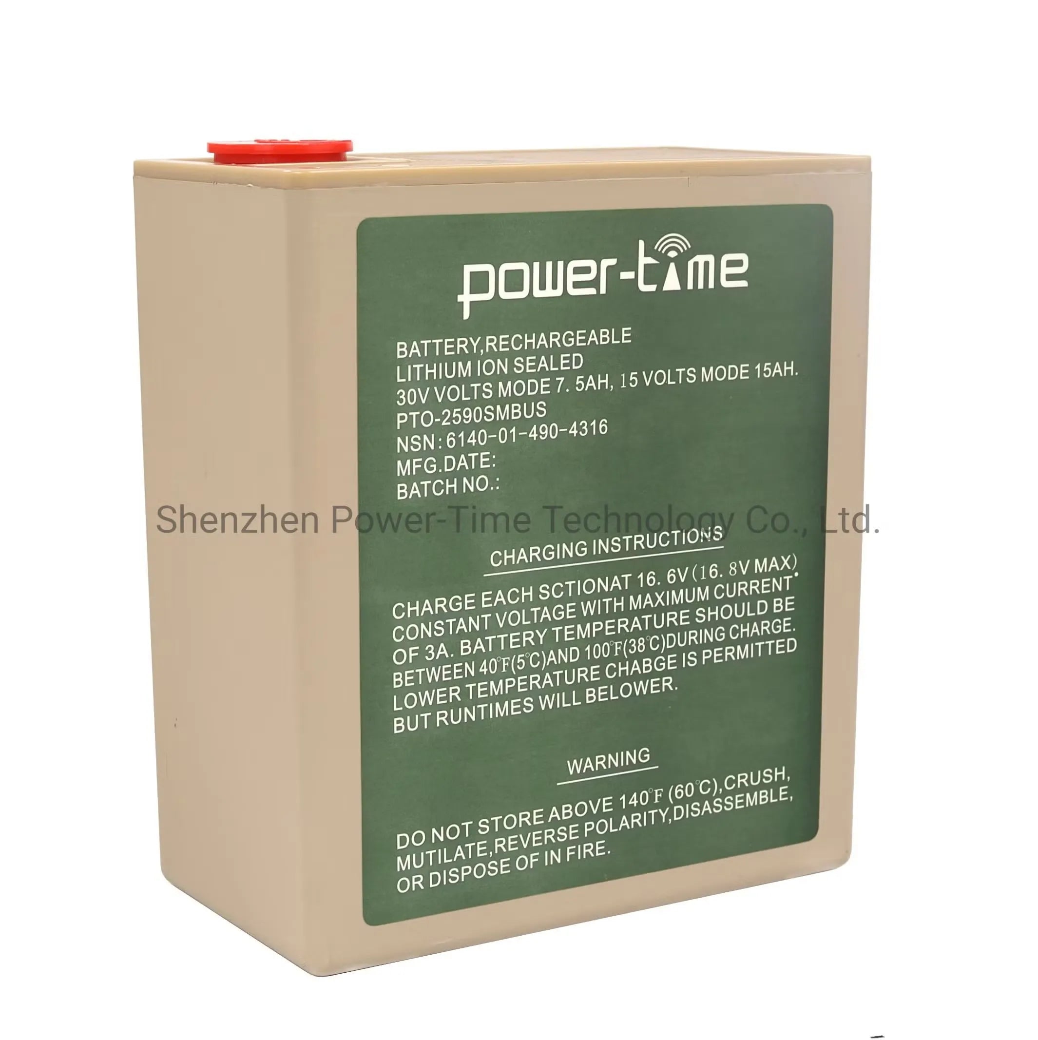10A Discharge Current Eod Robot Bb-2590/U Battery 10.2ah